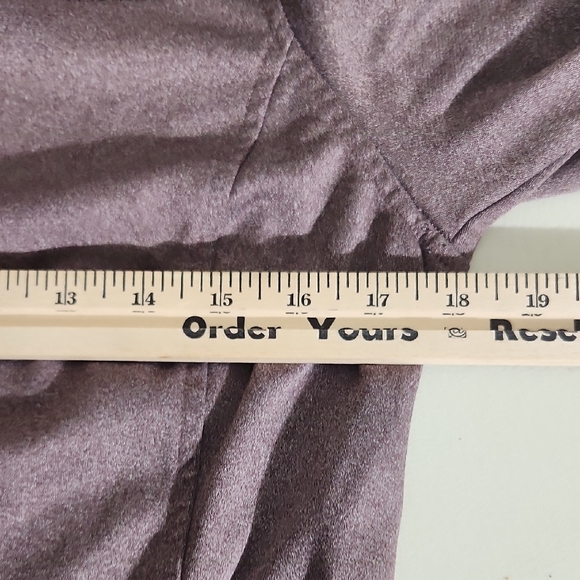 The North Face Purple and Gray Quarter-Zip Sweatshirt - Picture 6 of 8